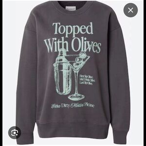 Abercrombie Martini Sunday Crew Sweatshirt